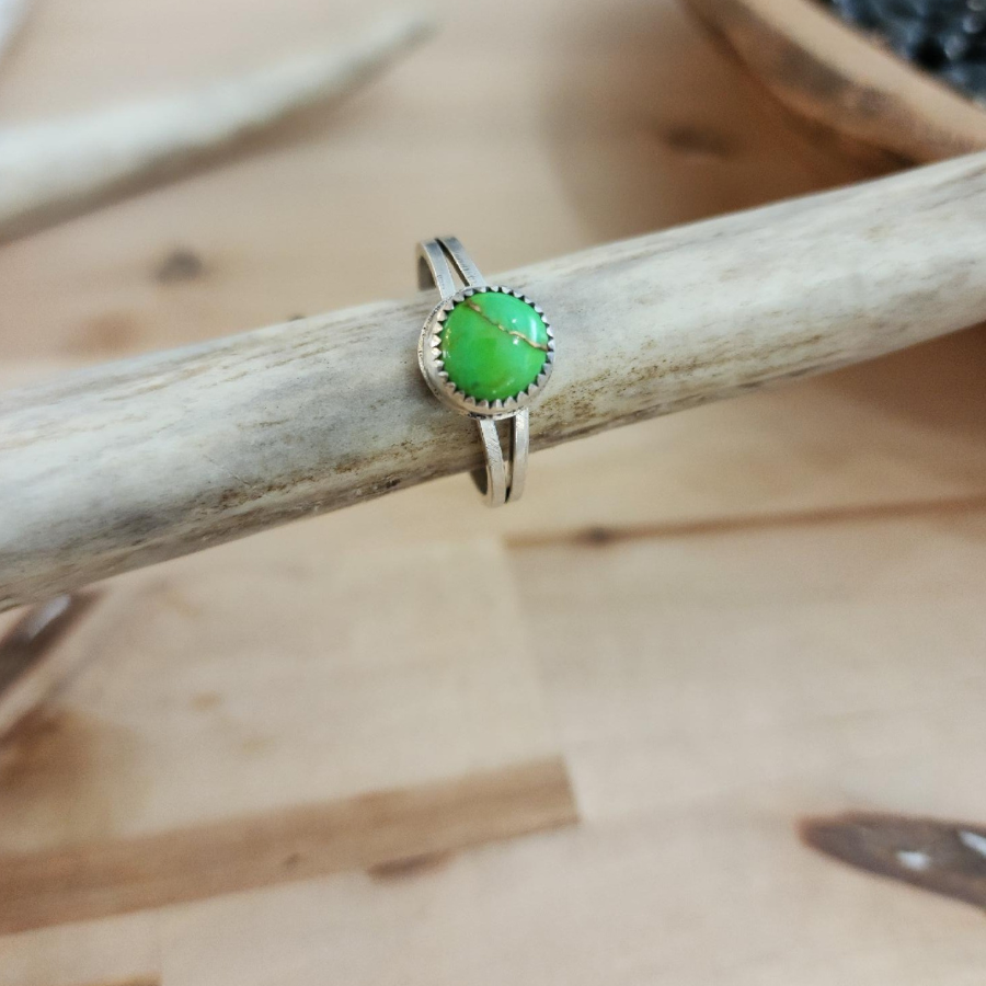Green Mohave Ring